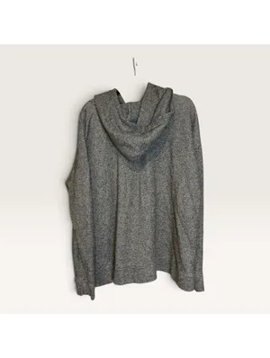 Women's We Are Texas Gray Hoodie with Orange Longhorn Logo thumbnail 2