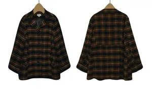 Joan Rivers fleece plaid jacket/coat size L women's with pockets thumbnail 2