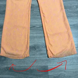 Hurley‎ Womens Size M Orange Pink Batik Print Beach Pants Smocked Waist Coastal thumbnail 9