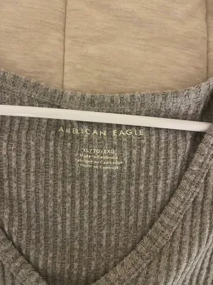 American Eagle Gray Tank Top thumbnail 3