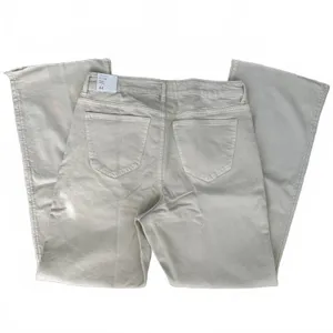 Mango Medium-Rise Flared Jeans NWT Fiona Ecru Size 12 (EUR 44) thumbnail 4