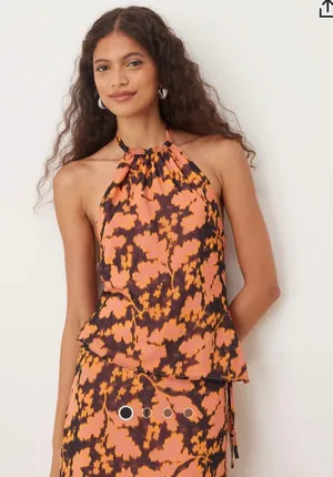 Motel ASOS Two-Piece Set Skirt & Halter dress thumbnail 1