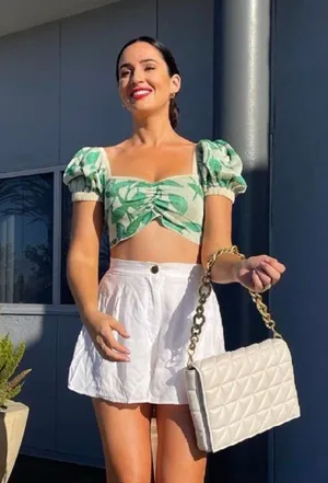 ZARA KNIT CROP TOP thumbnail 7