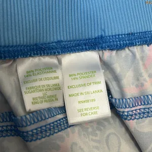 Lilly Pulitzer Luxletic Runaround Pants Zanzibar Blue Fish Kiss thumbnail 10