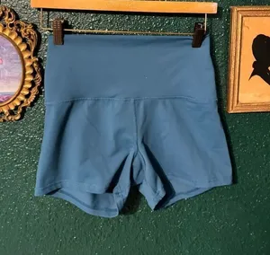 Born Primitive Blue High Rise Compression Shorts Sz Small thumbnail 1
