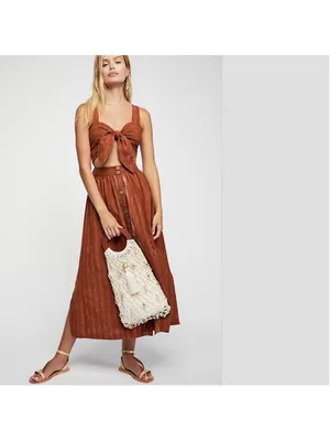 Free People Caldasi Midi Dress Size L thumbnail 3