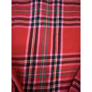 Victoria's Secret Plaid PJ Pajama Set Size XLarge Red Pink Drawstring Button up thumbnail 4