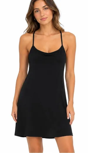 Pink Victoria'S Secret Active Athletic Dress Black Large thumbnail 1