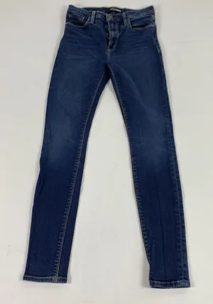 Hudson Barbara Super Skinny Jeans Womens 25 Blue‎ High Rise Medium Wash Denim thumbnail 1