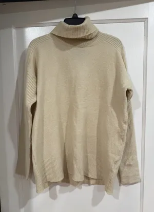 Calvin Klein Men's Beige Turtleneck Sweater​ thumbnail 1