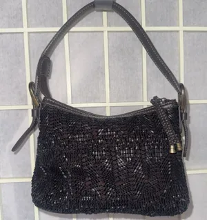Vintage Y2K Nine West Boho Brown Rustic Fairy Festival Hippie Shoulder Bag Purse thumbnail 1