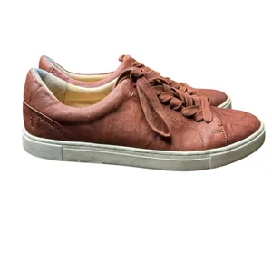 👟 Frye Ivy Low Top Leather Sneakers‎ Women’s 10 Brown Lace Up Casual 👟 thumbnail 5