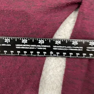 Brandy Melville Robin Hoodie Women OS Maroon Lightweight Pullover‎ thumbnail 8