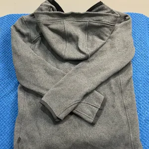 Lululemon Athletica Gray/Black It’s Fleecing Cold Pullover Hoodie Half zip thumbnail 4