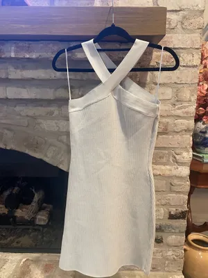 Sincerely Jules Ribbed halter neck dress thumbnail 2