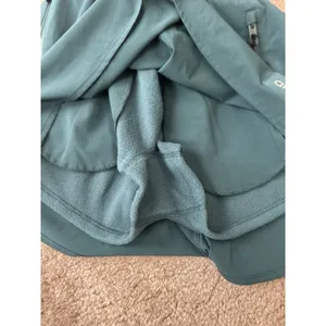 Alo High-Waist Elevation Fleece Lined Mini Skirt, Midnight Green, Size XS New thumbnail 8