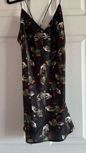 ZARA Satin Mermaid Mini Dress thumbnail 4