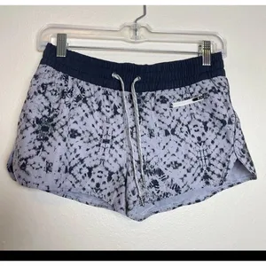 Vuori Clementine Shorts Gray Shibori Print Small Running Athletic Gym 2.5" Lined thumbnail 3