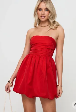 Red Princess Polly Mini Dress thumbnail 1