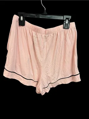 Women’s Pink Short Sleeve Tommy John Pajama Set with Contrast Piping thumbnail 6