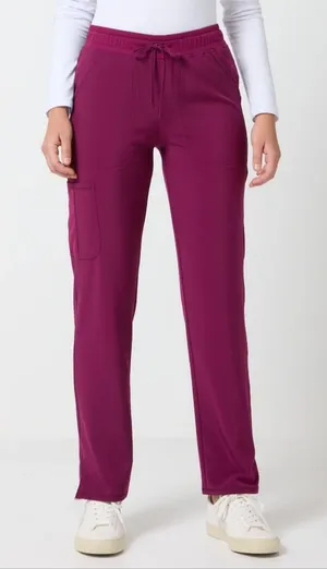 NWOT scrubstar Wine Color Performance Scrub Pant thumbnail 1