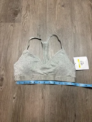 Calvin Klein Gray Racerback Bra thumbnail 7