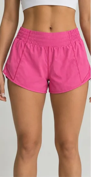 Lululemon Hotty Hot Shorts Size 6 Pink Running Athletic Shorts thumbnail 1
