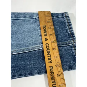 Universal Thread Mid‎ Rise 90s Baggy Patchwork Denim Jeans Women 2S Button Fly thumbnail 9