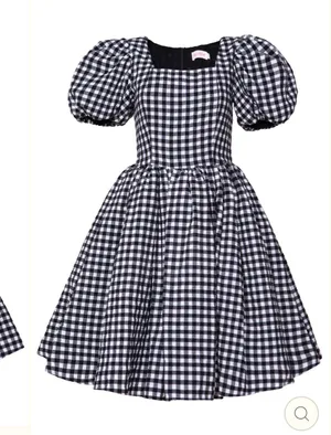 Ivy City Black Gingham Dress thumbnail 4