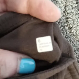Lululemon High Rise Java Brown Nulu Leggings Running Gym Womens 6 thumbnail 5
