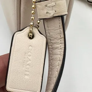 Coach CROSSBODY POUCH WITH SOUVENIR EMBROIDERY ( F25946) CHALK/LIGHT GOLD thumbnail 4