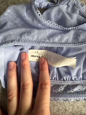 Aerie Picnic Lace Triangle Bralette thumbnail 3