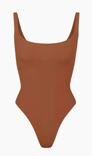 Skims Fits (A1) Everybody Square Neck L in Bronze NWT thumbnail 1
