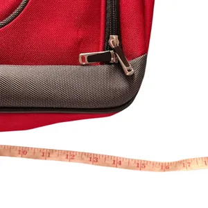 7 Piece Red Embark Travel Messenger Bag Set thumbnail 3