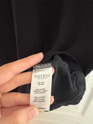 Nation LTD Sallie Mini Dress - Size Medium - Black thumbnail 7