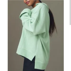 Anthropologie Pilcro Johnny Collar pullover sweatshirt XL thumbnail 3