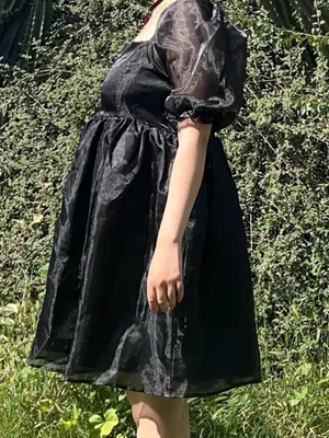 Black babydoll dress. thumbnail 3