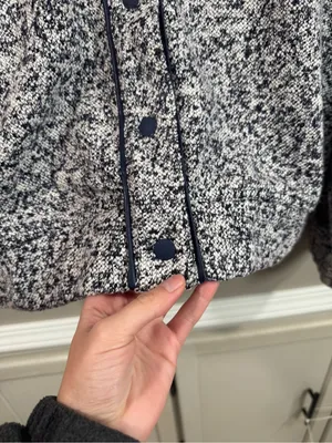 Aerie Heathered Button-Up Shacket thumbnail 5
