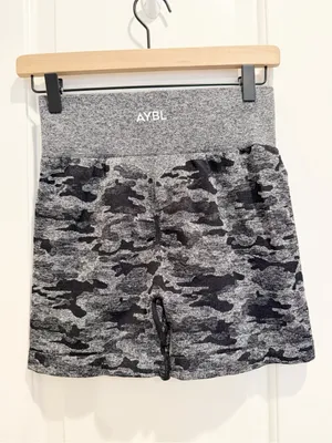 AYBL Evolve Camo Seamless Shorts Black and Grey size‎ Large thumbnail 5