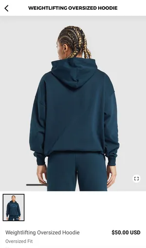 Gymshark Hoodie thumbnail 3