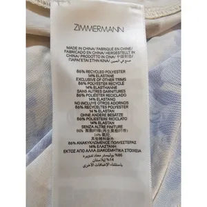 Zimmermann Womens Dawning Flutter‎ Midi Dress SLIP ONLY 1 Medium thumbnail 5