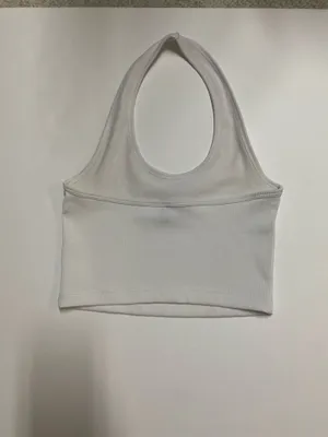 Divided H&M White Halter Top thumbnail 3
