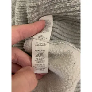 Aerie Gray Oversized Sweatshirt Slouchy Lounge Athleisure Minimalist Large thumbnail 4