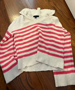 Sanctuary revolve sweater pink and white stripes thumbnail 1