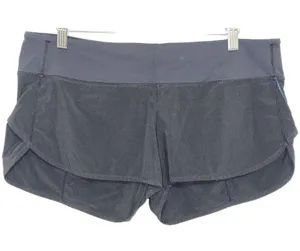 NEW Lululemon Speed Up Shorts Black High Waisted Athletic Running Shorts Size 10 thumbnail 6