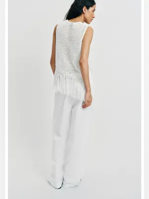 Zara KNIT TOP WITH FRINGING thumbnail 5