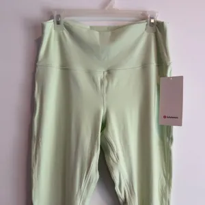 Lululemon Align HR Pant 28" Size 12 Kohlrabi Green NWT Yoga Sporty LW5CTIS thumbnail 3