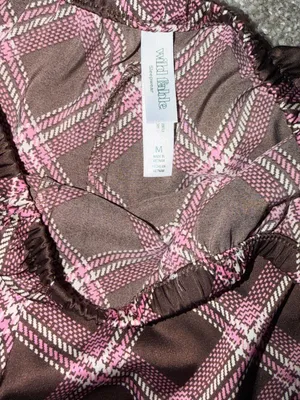 Wild Fable Lace Trim Satin Sleep Shorts - Size Medium thumbnail 2