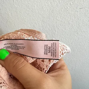 Victoria's Secret Bralette Women's‎ Medium Peach Lace Festival Coachella thumbnail 5
