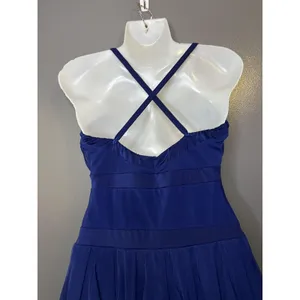 Kellé Dress Womens Medium Blue Sweetheart Ruffle Hanky Hem Hi-Low Formal thumbnail 9